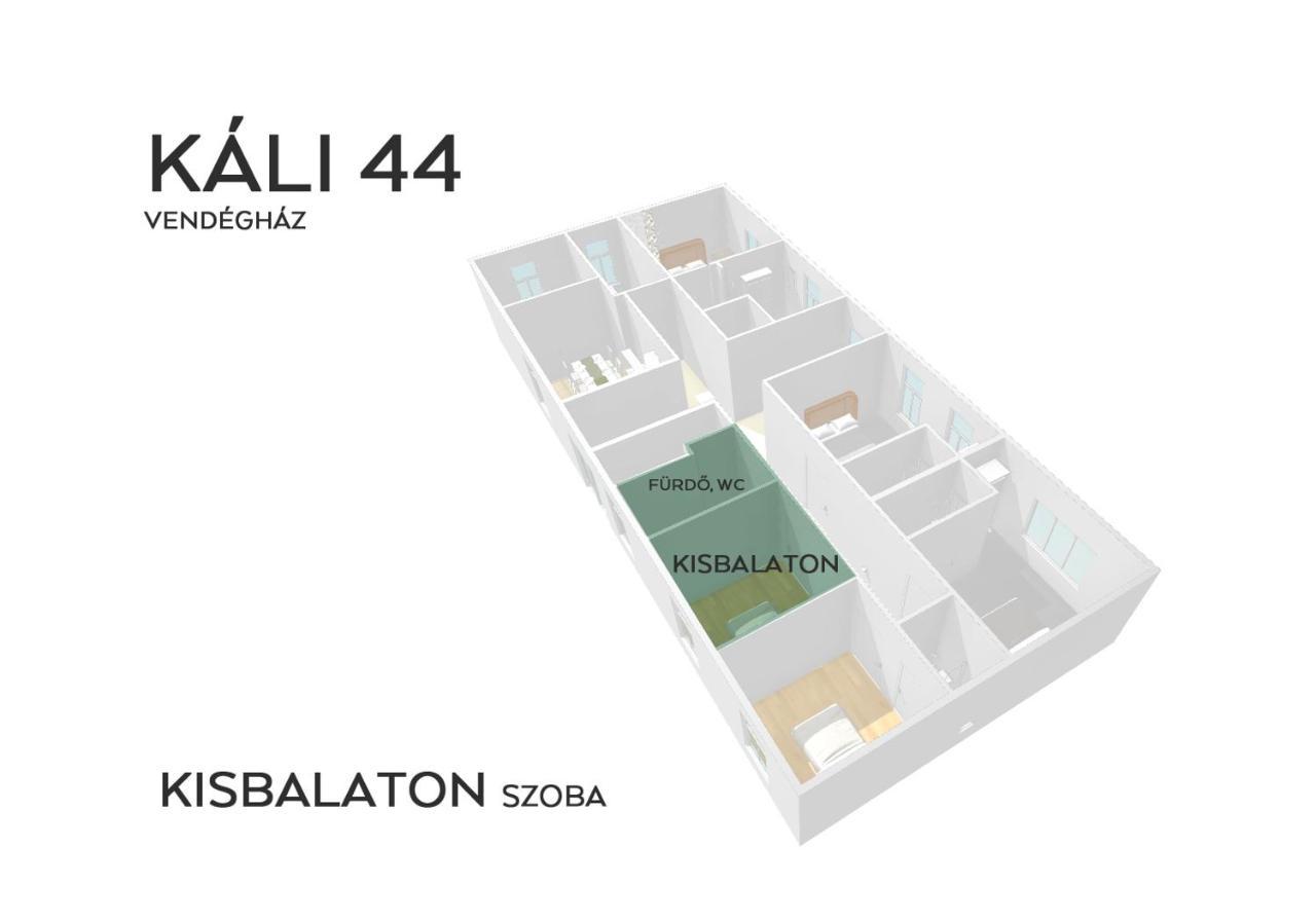 Kali44 Vendeghaz Hotell Révfülöp Exteriör bild